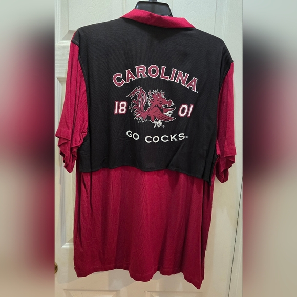 Gamecock Men's Casual Button Down Shirt - Maroon, Xxl - Picture 7 of 8